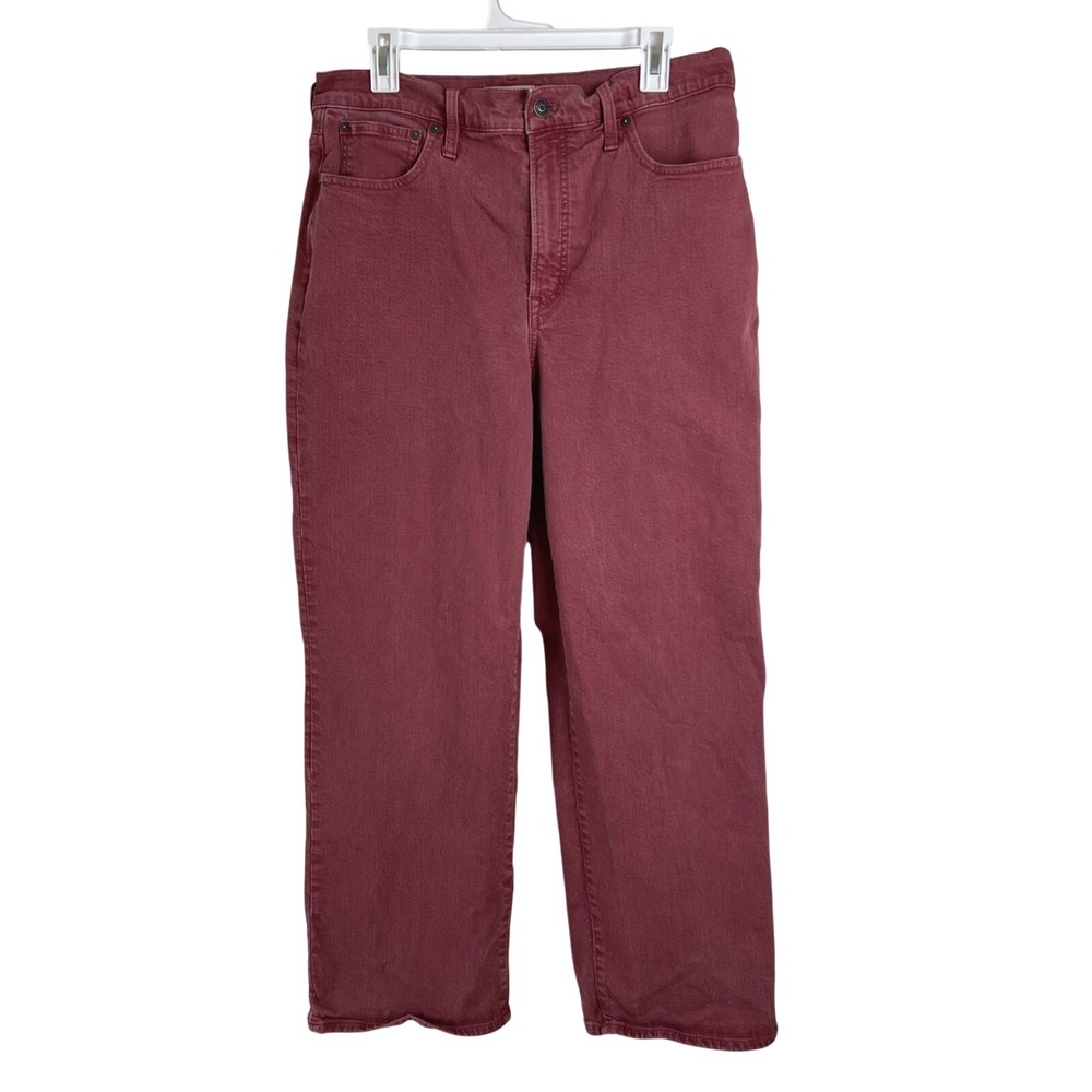 Madewell Perfect Vintage‎ Wide Leg Jeans Womens Size 31 Fair Trade Antique Rose